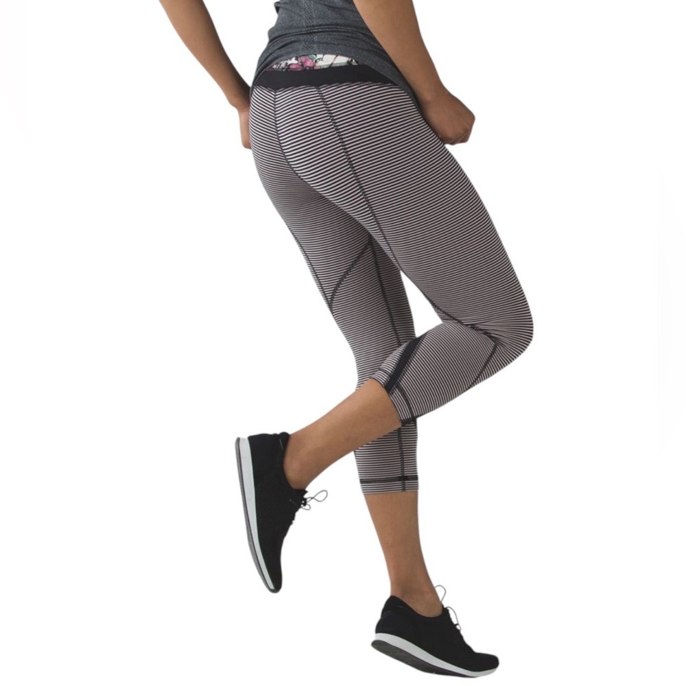 Lululemon Run Inspire Crop II *All Full-On Luxtreme So Fly Butterfly | Size 8